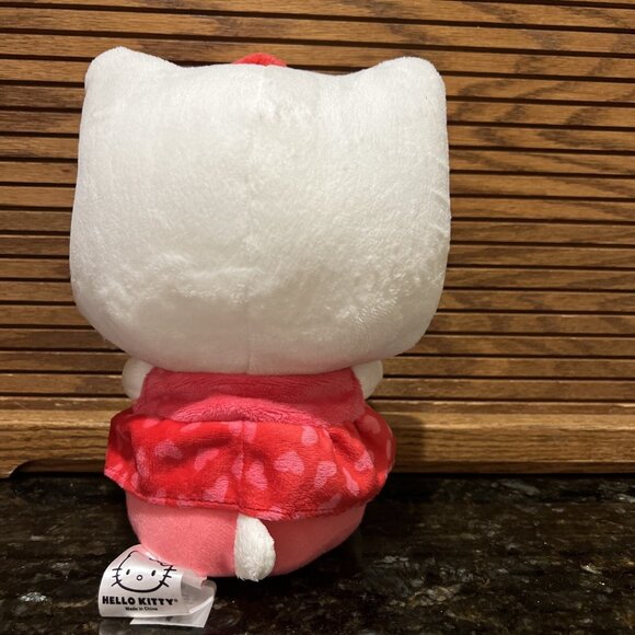 Hello Kitty Plush Stuffed Animal By Sanrio 2023 Pre-owned/ Glue On Bottom/ - Picture 3 of 10